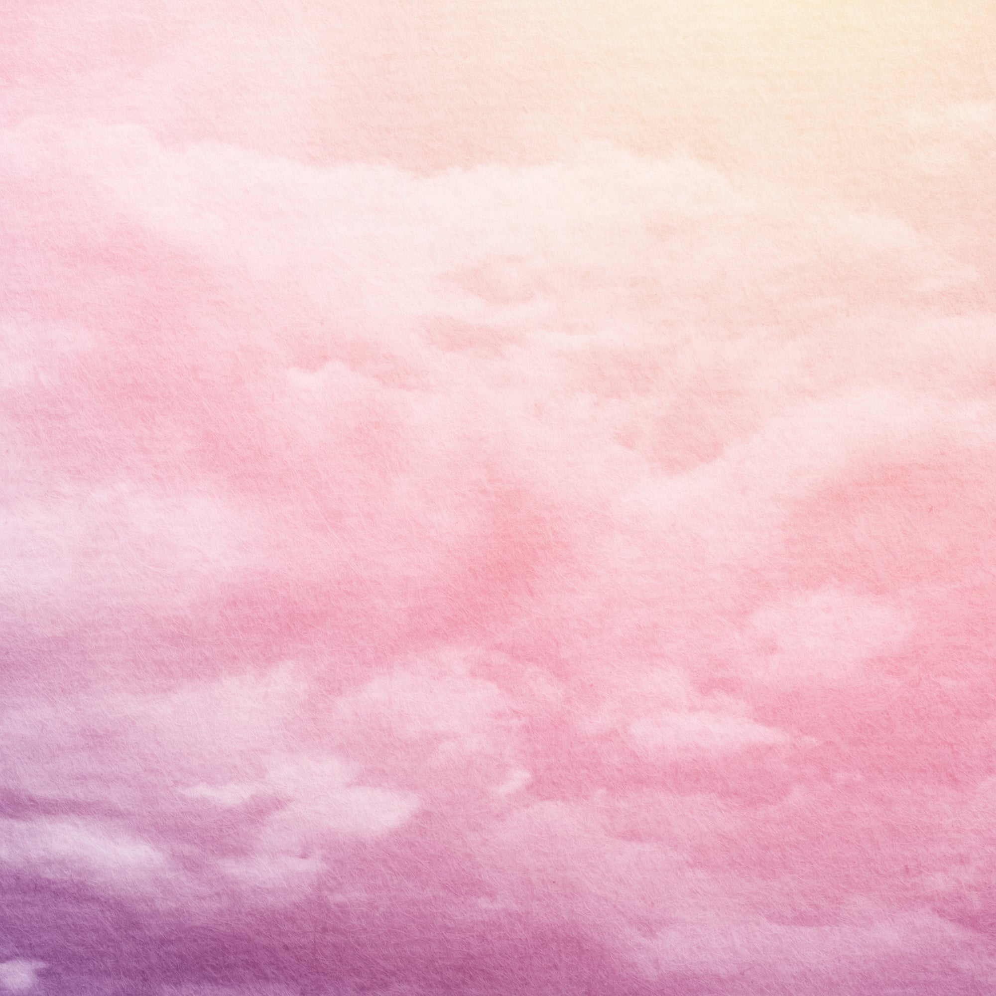 Pink and purple cloudy sky painting