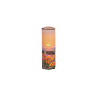 A small scatter tube with a meadow painting design
