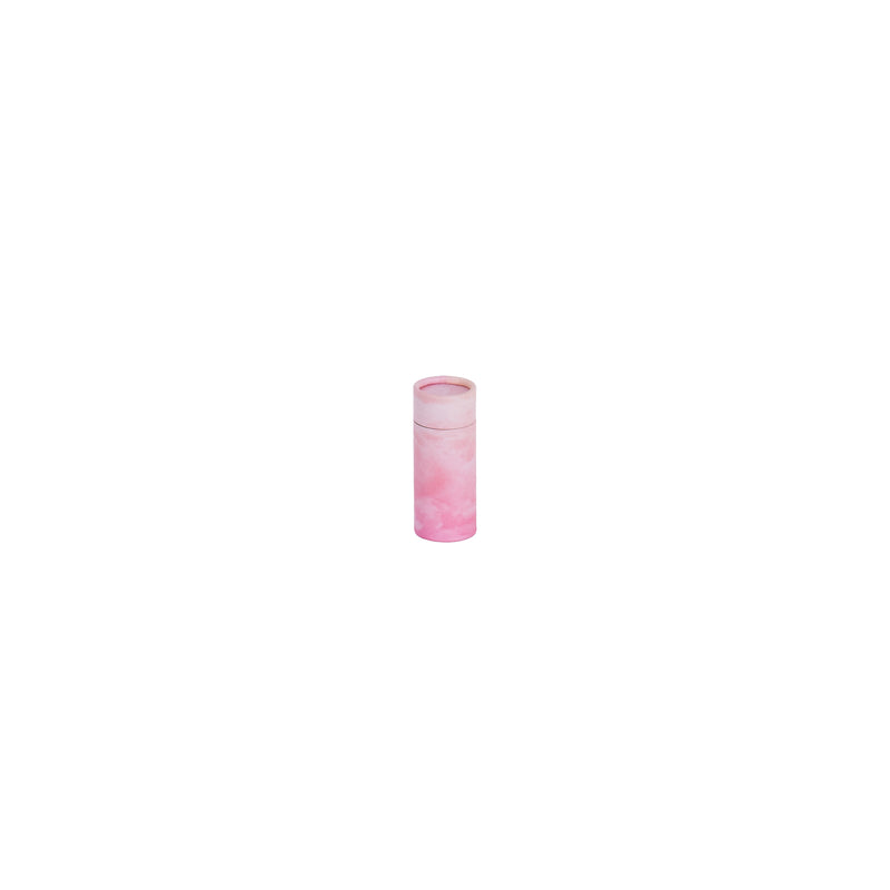 Keepsake scatter tube with a pink sky design – biodegradable ashes container