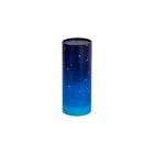 A medium scatter tube with a starry night painting design